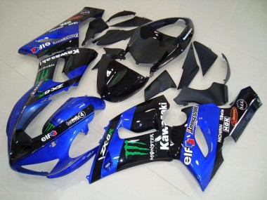 Caramelo Azul Monster Carenado Moto Kawasaki ZX6R 05-06