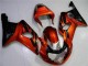 Naranja Negro Carenado Moto Suzuki GSXR 1000 K1 00-02