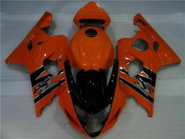 Naranja Negro Kits Completo Carenado Moto Suzuki GSXR 600 / 750 K4 04-05