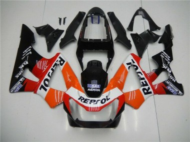 Naranja Rojo Negro Repsol Carenado Moto Honda CBR 900 RR 929RR 00-01