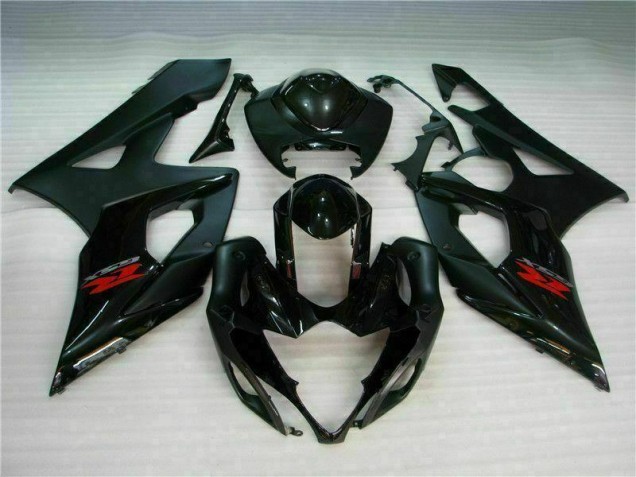 Negro ABS Carenado Motocicleta Suzuki GSXR 1000 K5 05-06