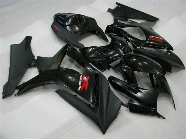 Negro ABS Carenado Motocicleta Suzuki GSXR 1000 K7 07-08