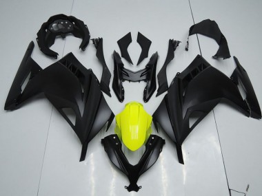 Negro Amarillo Carenado Moto Kawasaki ZX 300R 13-16