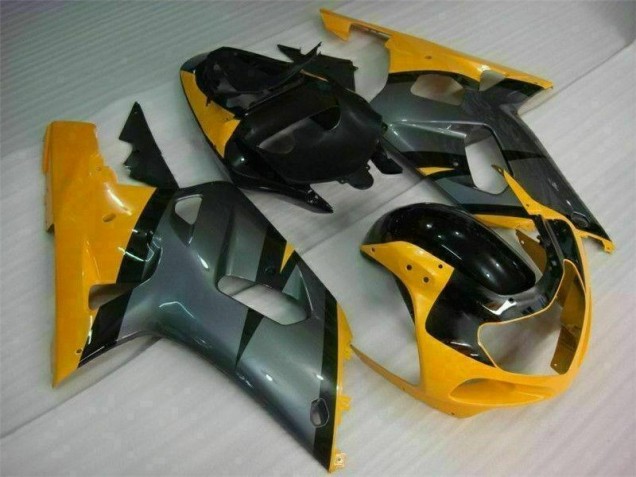 Negro Amarillo Carenado Moto Suzuki GSXR 600 / 750 K1 K2 K3 01-03