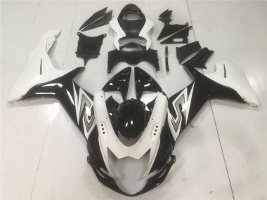 Negro Blanco ABS Moto Plástico Suzuki GSXR 600 / 750 K11 11-21