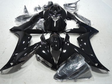 Negro Carenado & Plástico Moto Yamaha R1 04-06