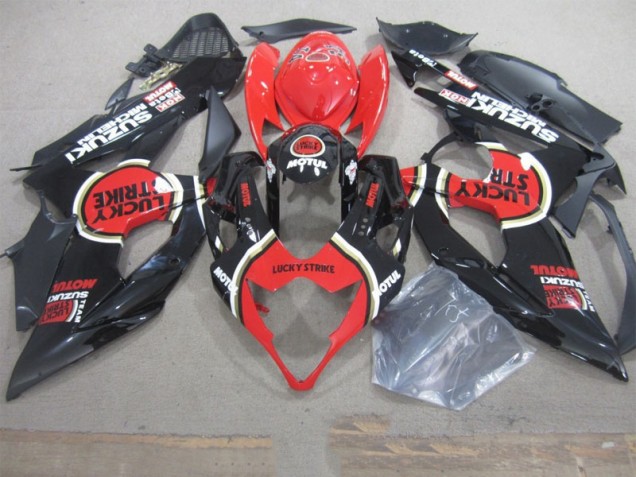 Negro Lucky Strike Rojo Motul Carenado Moto Suzuki GSXR 1000 K5 05-06