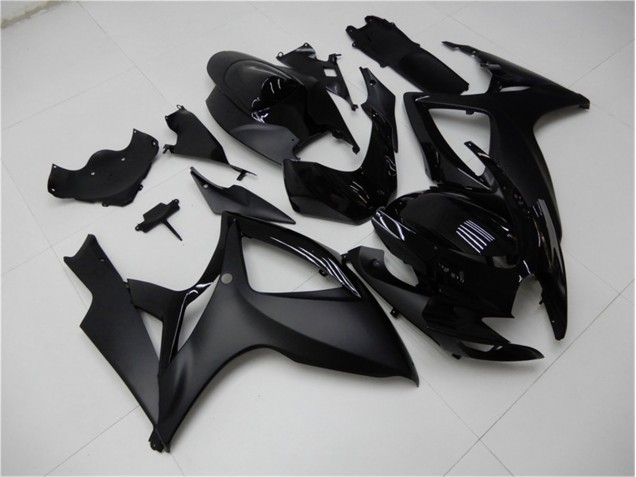 Negro Mate Carenado Moto Suzuki GSXR 600 / 750 K6 06-07
