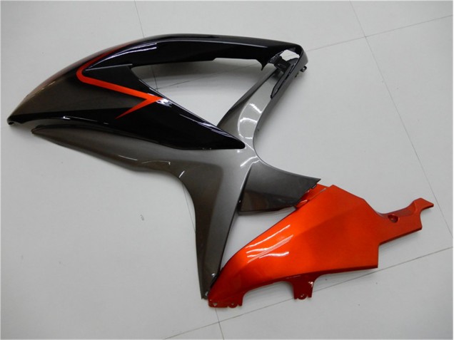 Negro Naranja Gris Carenado Moto Suzuki GSXR 600 / 750 K8 08-10