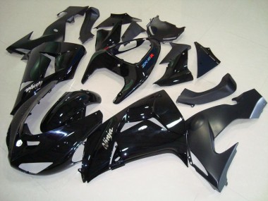 Negro Negro Mate Carenado Moto Kawasaki ZX10R 06-07