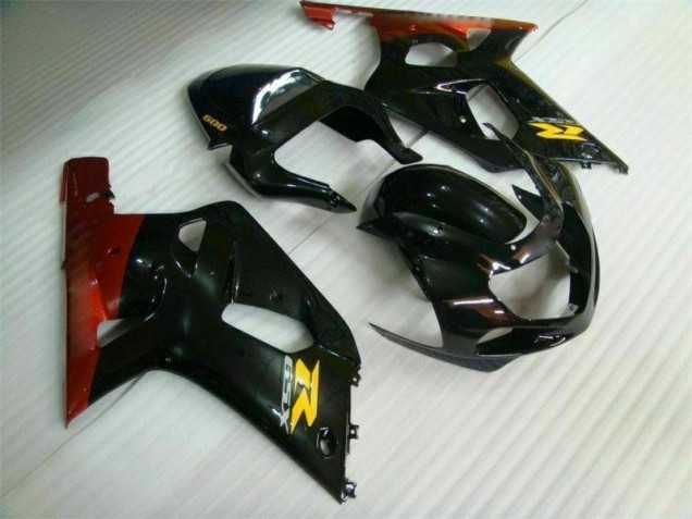 Negro Plástico Moto Suzuki GSXR 600 / 750 K1 K2 K3 01-03