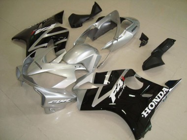 Negro Plata ABS Moto Plásticos Honda CBR 600 F4i 04-07