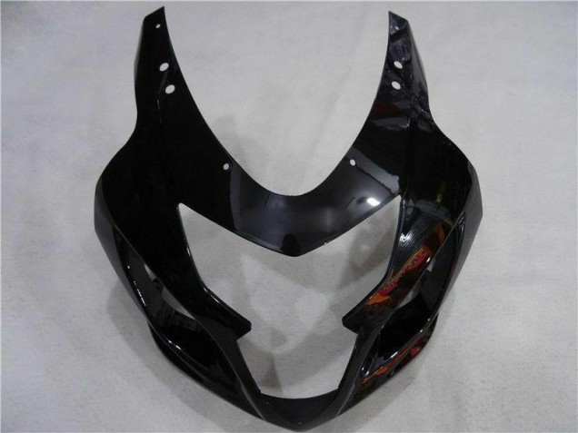 Negro Plata Carenado Moto Suzuki GSXR 600 / 750 K4 04-05