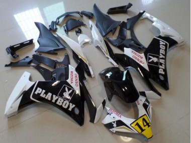 Negro Playboy 14 Carenado Moto Honda CBR 500 RR 13-15