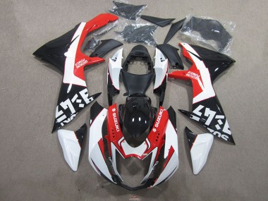 Negro Rojo Carenado Moto Suzuki GSXR 750 K11 11-21