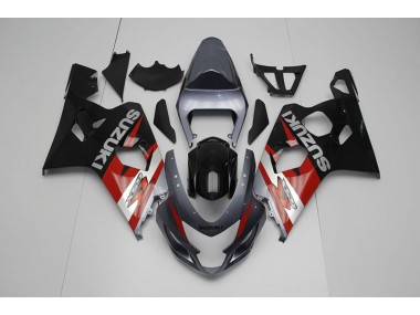 Negro Rojo Carenado Moto Suzuki GSXR 750 K4 04-05