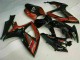 Negro Rojo Kits Carenado Moto Suzuki GSXR 600 / 750 K6 06-07