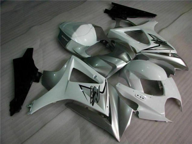 Plata Blanco Carenado Moto Suzuki GSXR 1000 K7 07-08