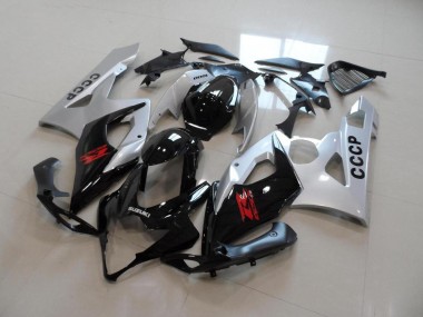 Plata Negro Carenado Moto Suzuki GSXR 1000 K5 05-06