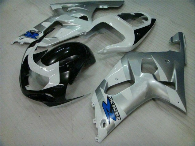 Plata Negro Carrocería Motocicletas Suzuki GSXR 600 / 750 K1 K2 K3 01-03