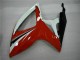 Rojo Blanco ABS Carenado Motocicleta Suzuki GSXR 600 / 750 K6 06-07