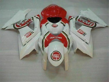 Rojo Blanco ABS Moto Plástico Suzuki GSXR 1000 K7 07-08