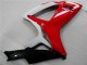 Rojo Blanco Inyección Kits Carenado Moto Suzuki GSXR 600 / 750 K6 06-07