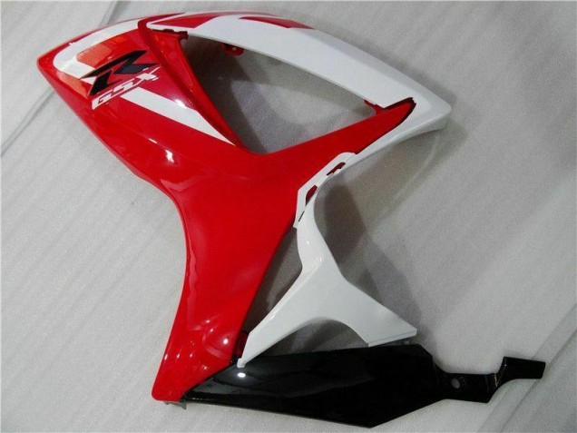 Rojo Blanco Inyección Kits Carenado Moto Suzuki GSXR 600 / 750 K6 06-07