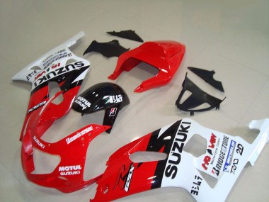 Rojo Blanco Motul Carenado Moto Suzuki GSXR 750 K1 K2 K3 01-03