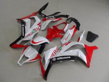 Rojo & Blanco Rapid Carenado Moto Kawasaki ZX10R 11-15