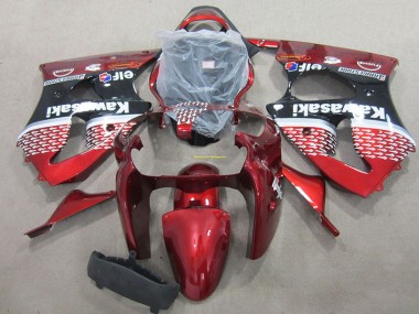 Rojo Kit Carenado ABS Completo Kawasaki ZX6R 00-02