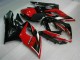 Rojo Negro ABS Kits Carenado Moto Suzuki GSXR 1000 K5 05-06