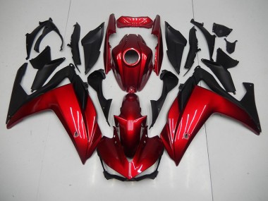 Rojo Negro Carenado Moto Yamaha R3 15-22