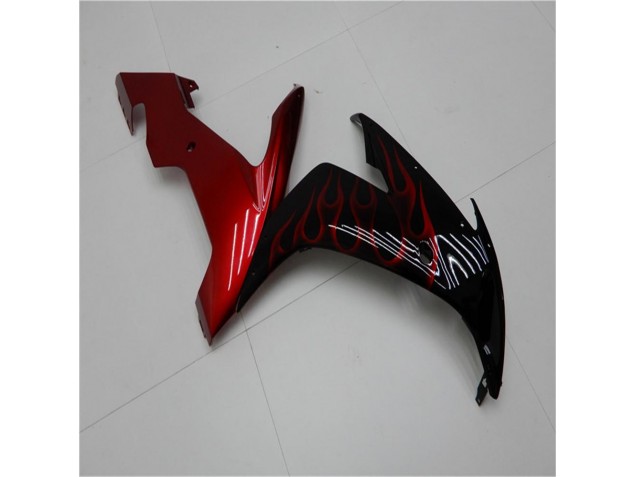 Rojo Negro Kit Completo Carenado Moto Yamaha R1 04-06