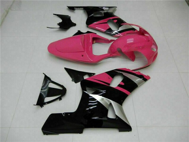 Rosa Negro Carenado Moto Suzuki GSXR 600 / 750 K1 K2 K3 01-03