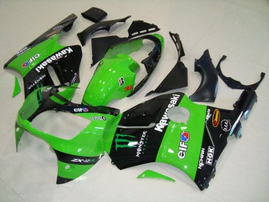 Verde Monster Carenado Moto Kawasaki ZX12R 00-01