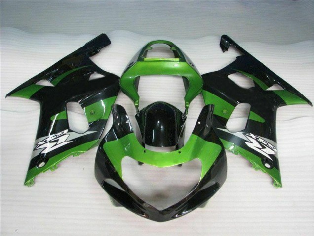 Verde Negro Carenado Moto Suzuki GSXR 600 / 750 K1 K2 K3 01-03