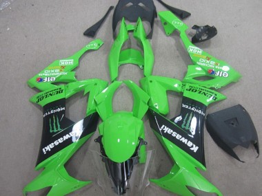 Verde Negro Monster Carenado Moto Kawasaki ZX10R 08-10