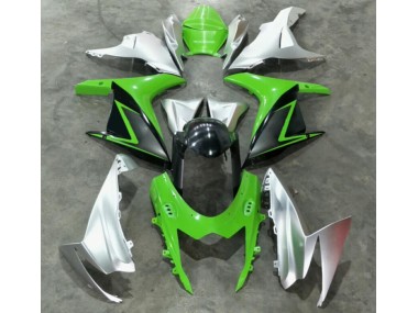 Verde Plata Kits Completo Carenado Moto Suzuki GSXR 600 / 750 K11 11-21